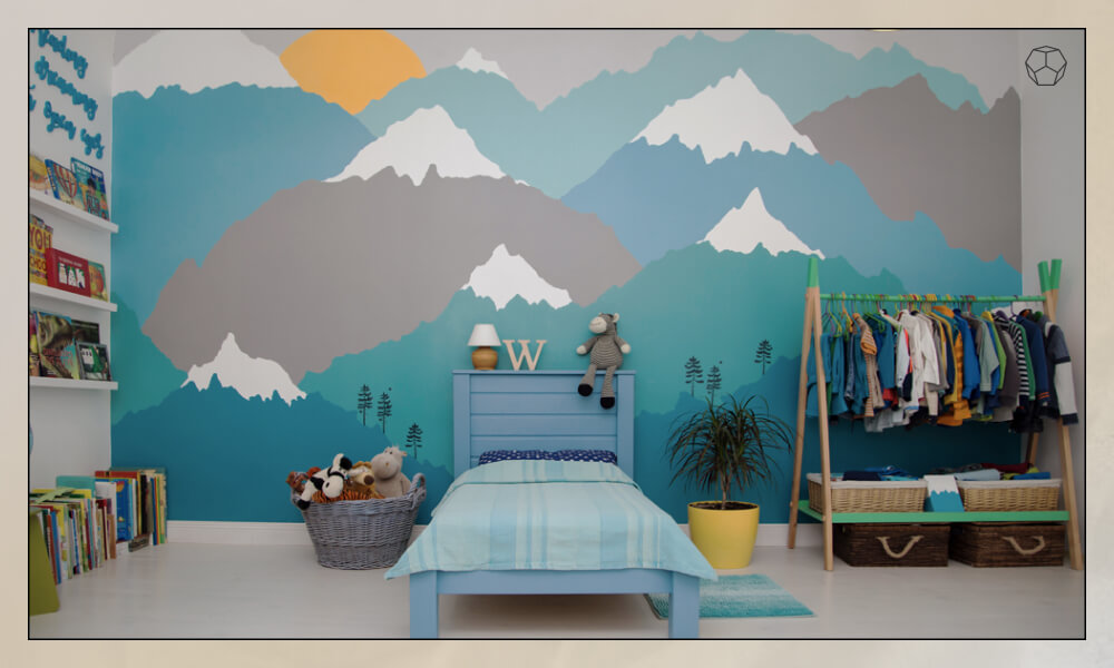 26 Colorful and Creative Accent Wall Ideas